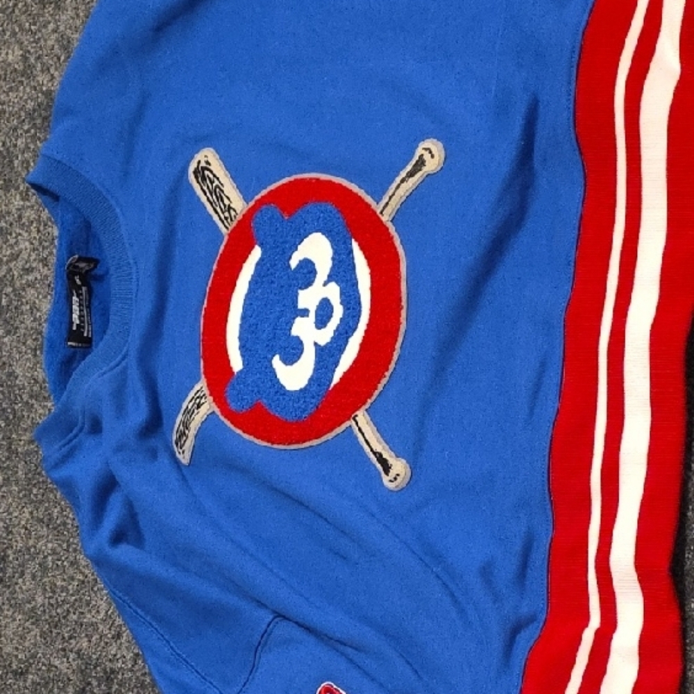 Blue and Red Chicago Cubs Sweater
